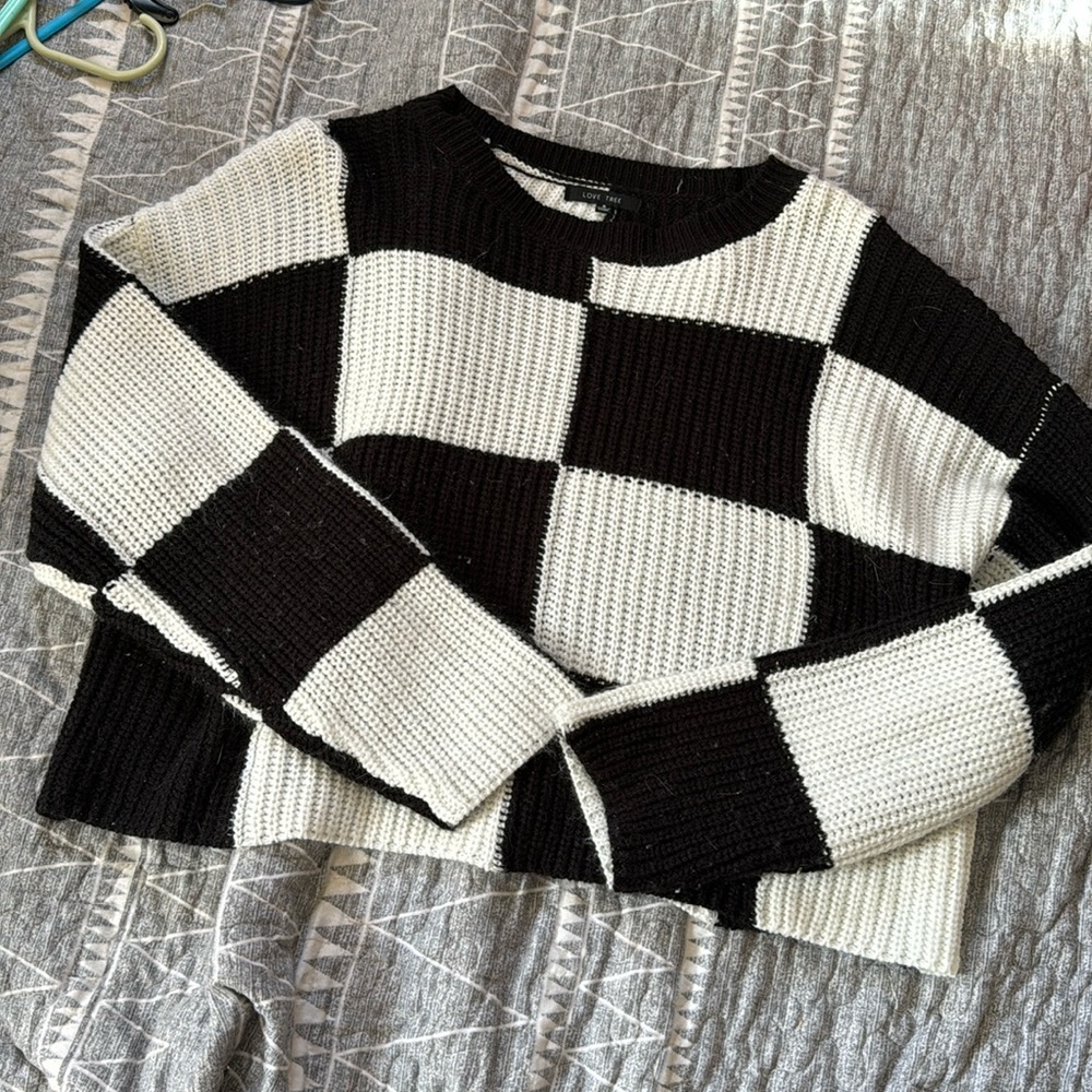 Checker Sweater